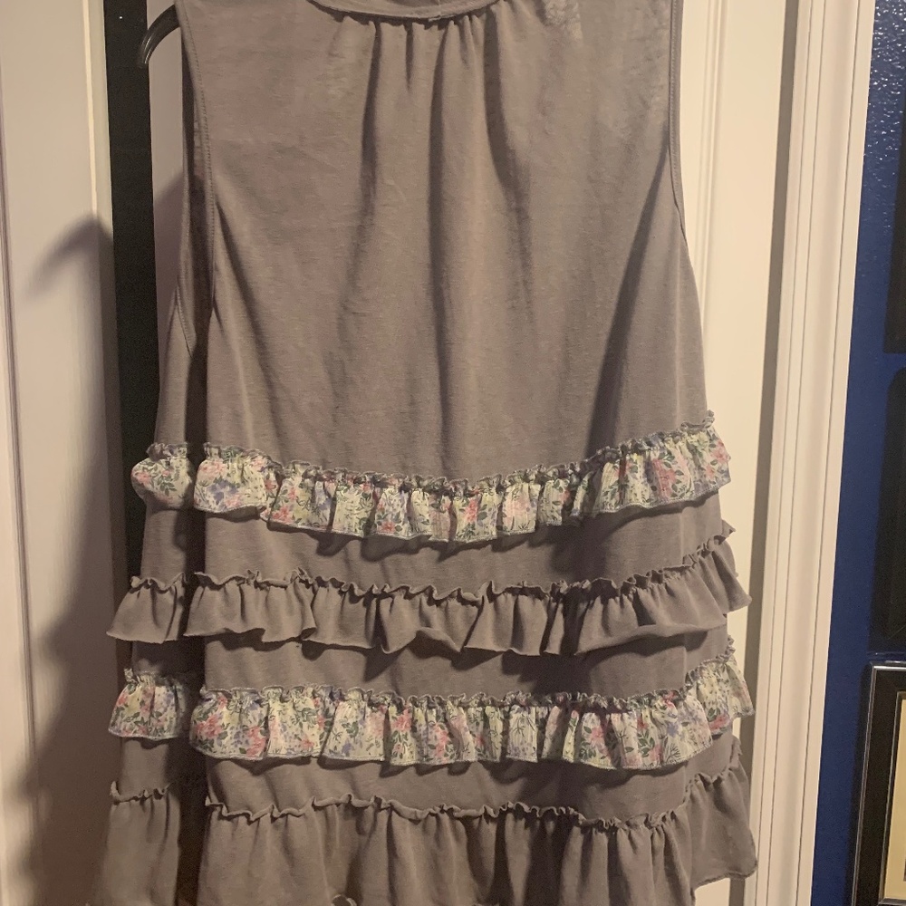 Ruffled Vest